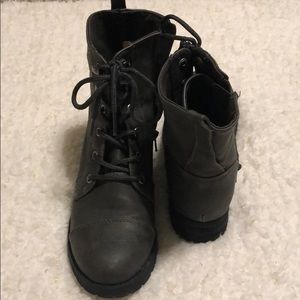 Gray Boots